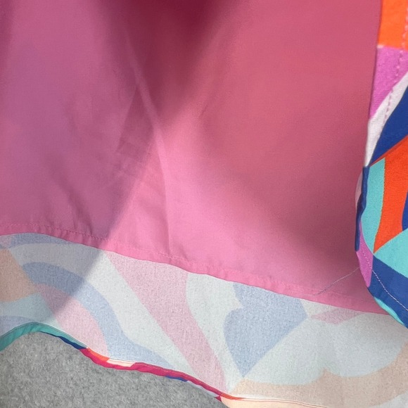 SSYS The Label Womens Short Sleeve V-Neck Geometric Abstract Print Tops Lot of 2 - Picture 3 of 10